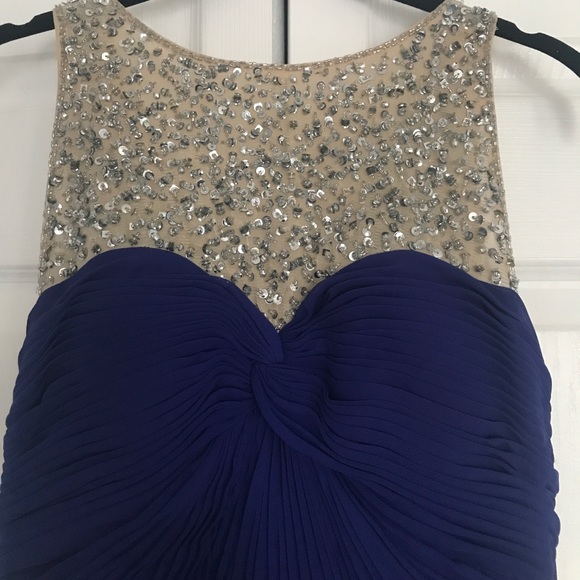 Gorgeous royal blue prom dress - Picture 4 of 8